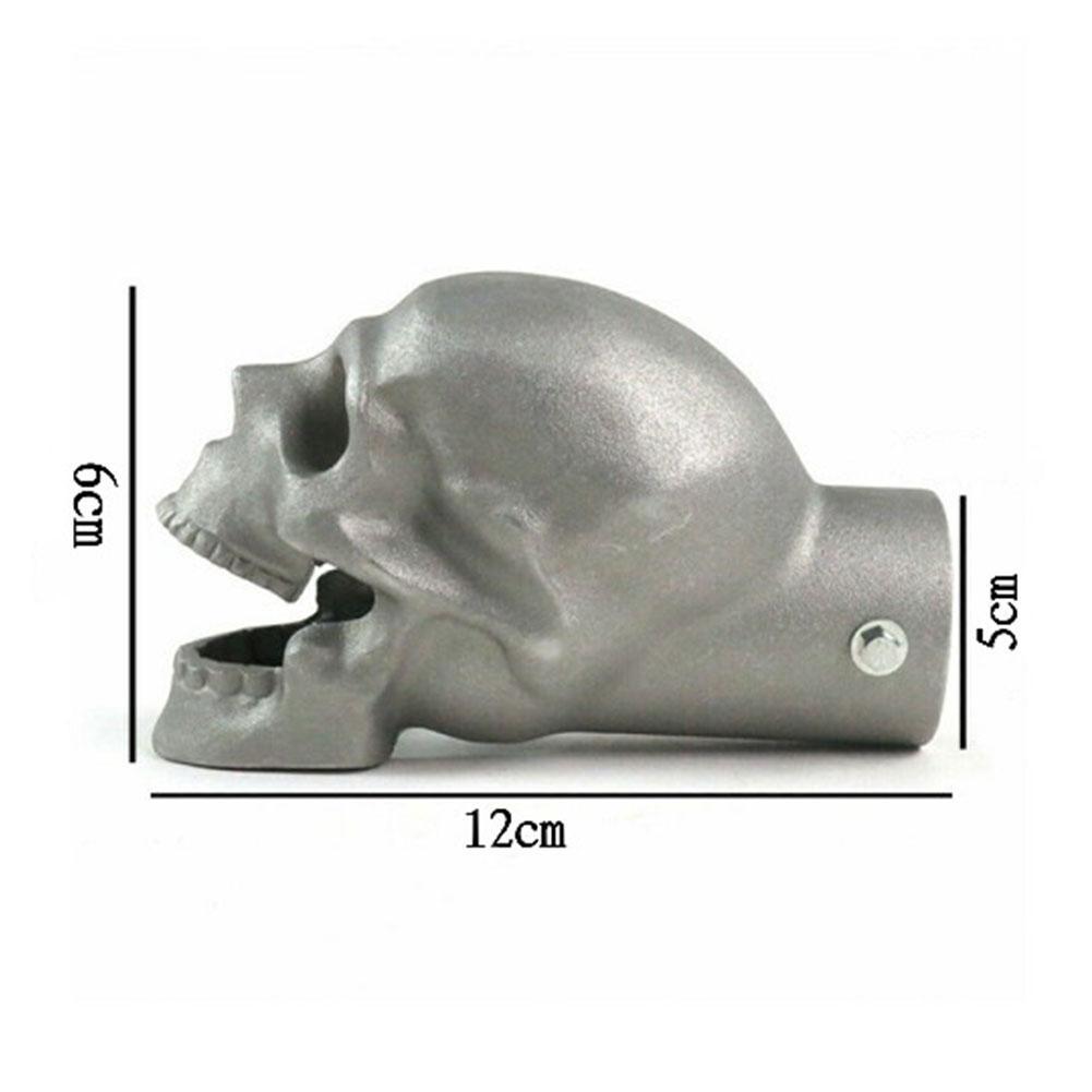 1pc Skull Head Car Motorcycle Exhaust Tip Decoration Metal
