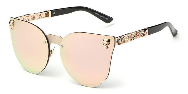 Cool Gothic Sunglasses Crystal Skull Steampunk Sunglasses High Quality Rhinestone