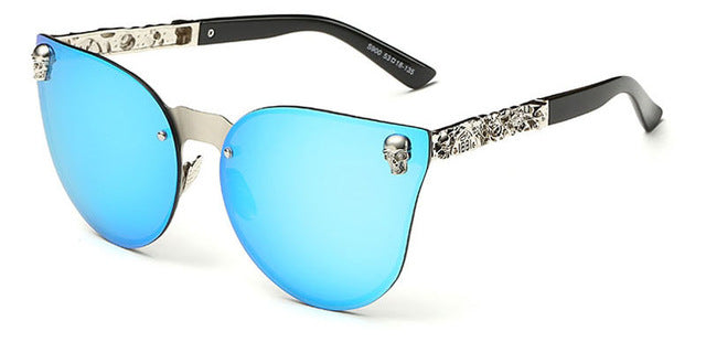 Cool Gothic Sunglasses Crystal Skull Steampunk Sunglasses High Quality Rhinestone