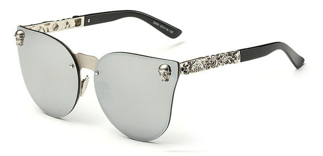 Cool Gothic Sunglasses Crystal Skull Steampunk Sunglasses High Quality Rhinestone