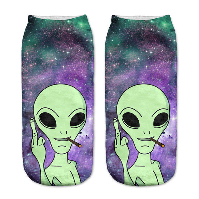 New 3D Women Socks Cute Mexican SKull Harajuku Multiple Color Funny Cute Novelty Socks