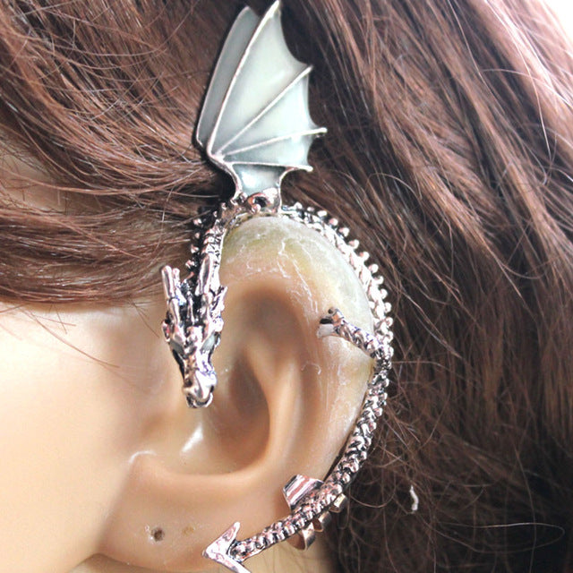 The Dragon Ear Cuff Ear Cuff GLOW in the DARK