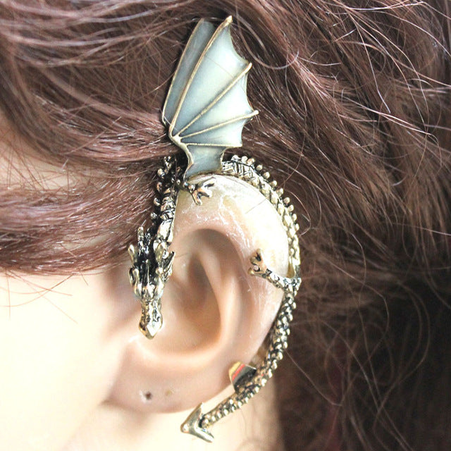 The Dragon Ear Cuff Ear Cuff GLOW in the DARK