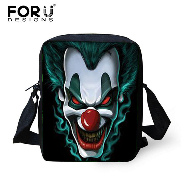 Small Skull Messenger Bags for Men,Male Cool Skull Crossbody Bags