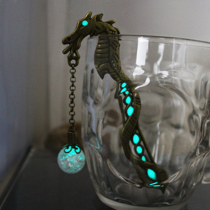 Dragon bookmarks Luminous beads GLOW in the DARK fashion classics Petals beads lead free
