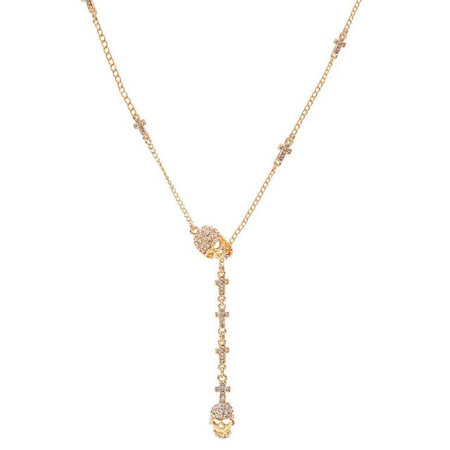 Pendant Necklace Gothic Long Necklaces for Women Hip Hop Punk Accessories Jewelry