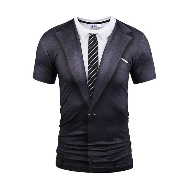 3D T Shirt Skull Short Sleeve Hip Hop Fashion Tee Shirt Homme Slim Fit Halloween Cosplay T-shirt