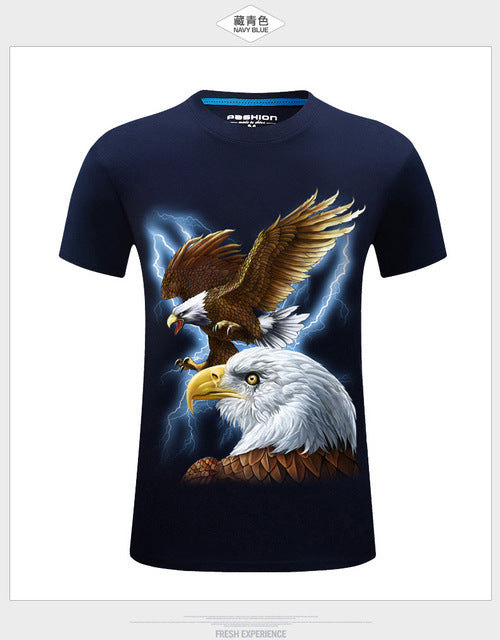 Horror Skull print O-neck t-shirt Casual Tee shirt plus size S-6xl high quality Tops cool Tees