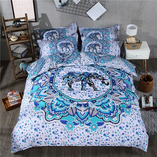 3D skeleton black skull death's-head design twin king queen bedclothes duvet cover set bedding set