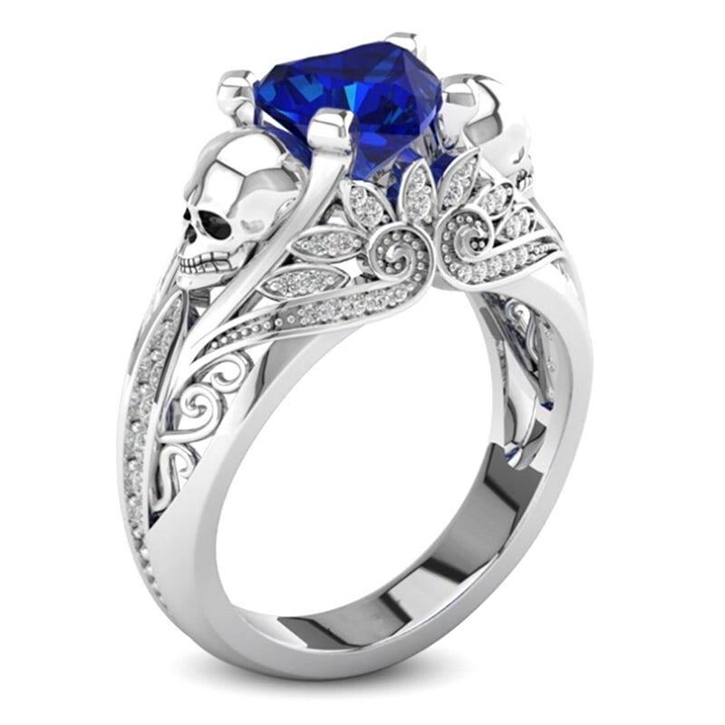 New Skull Skeleton Hand Ring European And American Punk Style New Skull Ring Jewelry