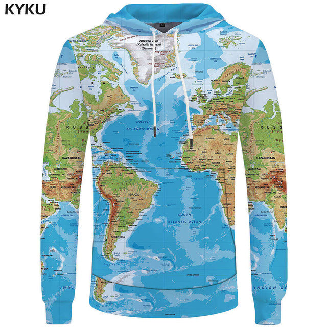 Punk Sweatshirts Male Gothic 3d hoodie Men Cool Hoodie Anime Hoody Clothes