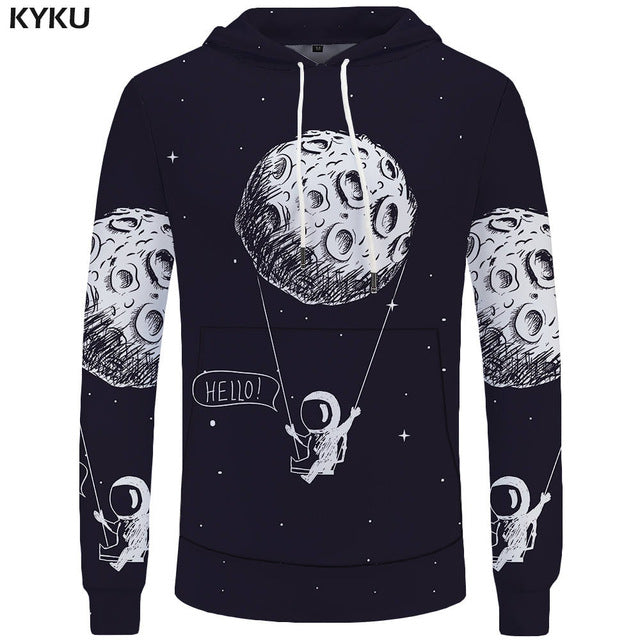 Punk Sweatshirts Male Gothic 3d hoodie Men Cool Hoodie Anime Hoody Clothes
