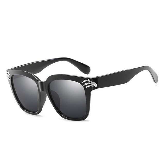 Black Skull Sunglasses Men Women Brand Mirror Sun Glasses For Men Fashion Star Style Shades