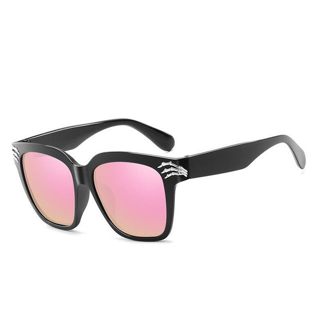 Black Skull Sunglasses Men Women Brand Mirror Sun Glasses For Men Fashion Star Style Shades