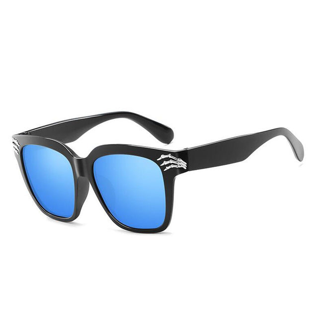Black Skull Sunglasses Men Women Brand Mirror Sun Glasses For Men Fashion Star Style Shades