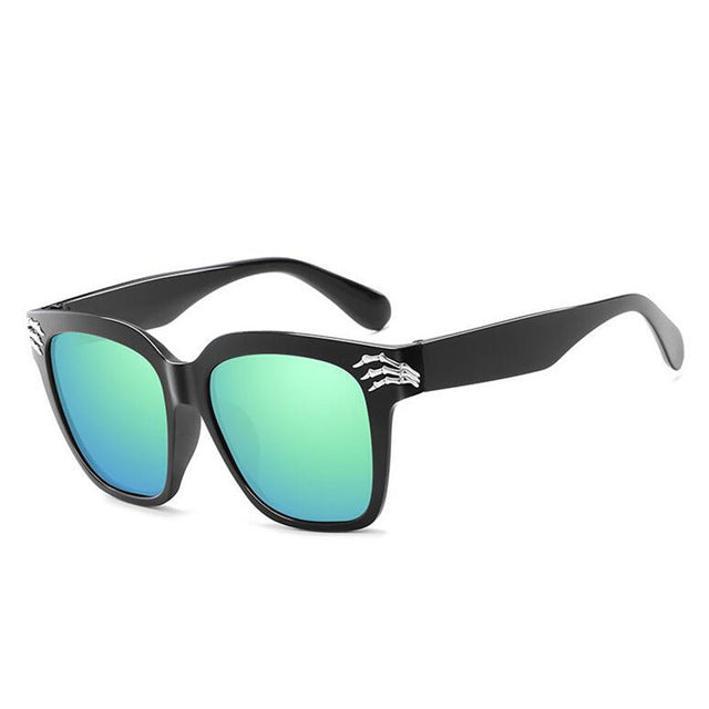 Black Skull Sunglasses Men Women Brand Mirror Sun Glasses For Men Fashion Star Style Shades