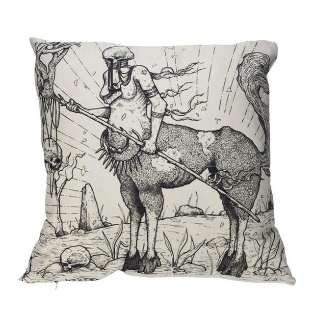 Skull Cushion Cover Home Decor 45*45cm Square Sofa Home Cafe Cushion Covers Car Seat Gifts