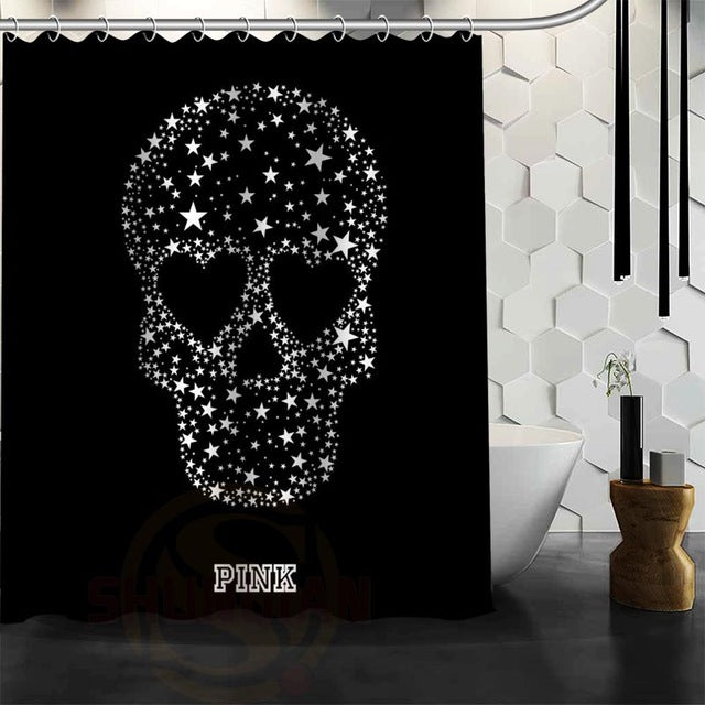 Hot selling skull Custom Shower Curtain Bath Curtain Waterproof