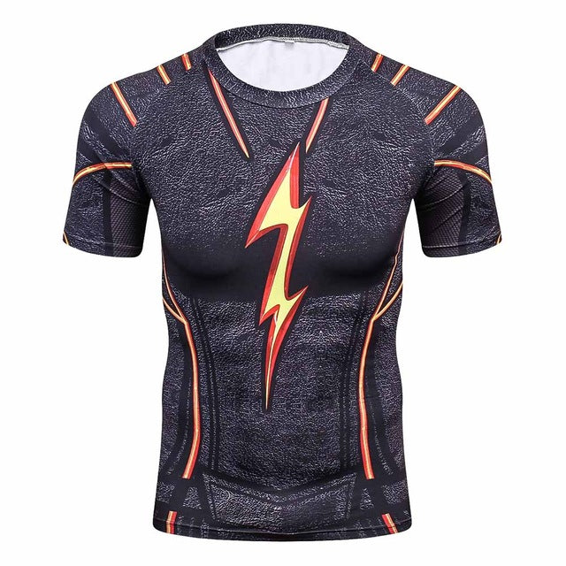 Fitness MMA Compression Shirt Men Anime Bodybuilding Short Cool skull 3D Printed