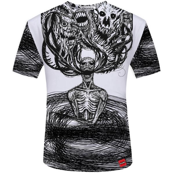 3D t shirt Street Fashion models love fashion skull soul chariot Rock T-shirt Men Clothes