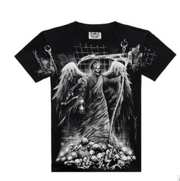 Men Digital Printed T-shirts Men's 3D T-shirts Cotton Casual T-shirts Short Sleeve