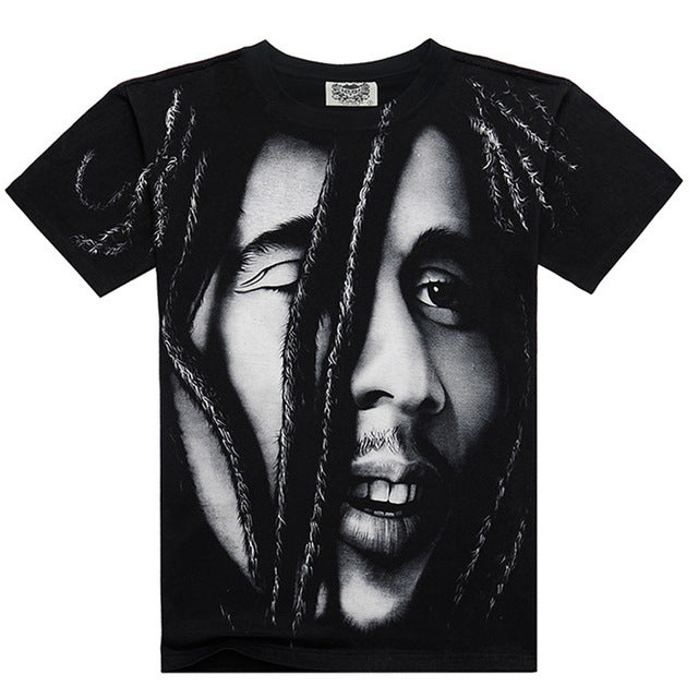 HOT SALE Fashion Brand Mens Casual 3D Printed T shirt Cotton Men Clothes tshirt plus size