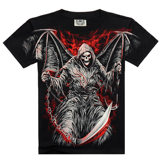 HOT SALE Fashion Brand Mens Casual 3D Printed T shirt Cotton Men Clothes tshirt plus size