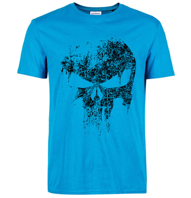 Skull hip hop Supper Hero t shirts Men T-Shirt tops tees top brand slim clothing mma pp crossfit