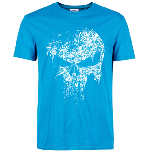 Skull hip hop Supper Hero t shirts Men T-Shirt tops tees top brand slim clothing mma pp crossfit