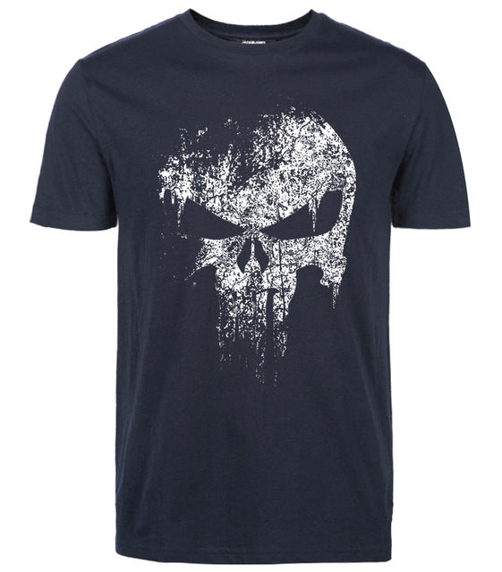 Skull hip hop Supper Hero t shirts Men T-Shirt tops tees top brand slim clothing mma pp crossfit
