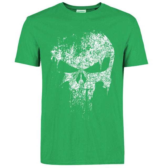 Skull hip hop Supper Hero t shirts Men T-Shirt tops tees top brand slim clothing mma pp crossfit