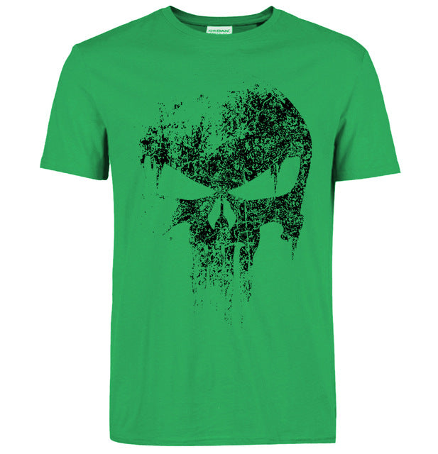 Skull hip hop Supper Hero t shirts Men T-Shirt tops tees top brand slim clothing mma pp crossfit