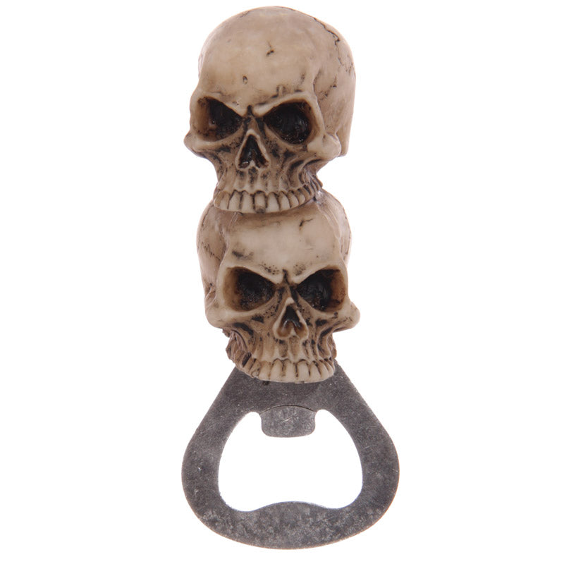 Gothic Fantasy Gruesome Skull Bottle Opener Day Of The Dead Cap Lifter Beer Soda Water Opener