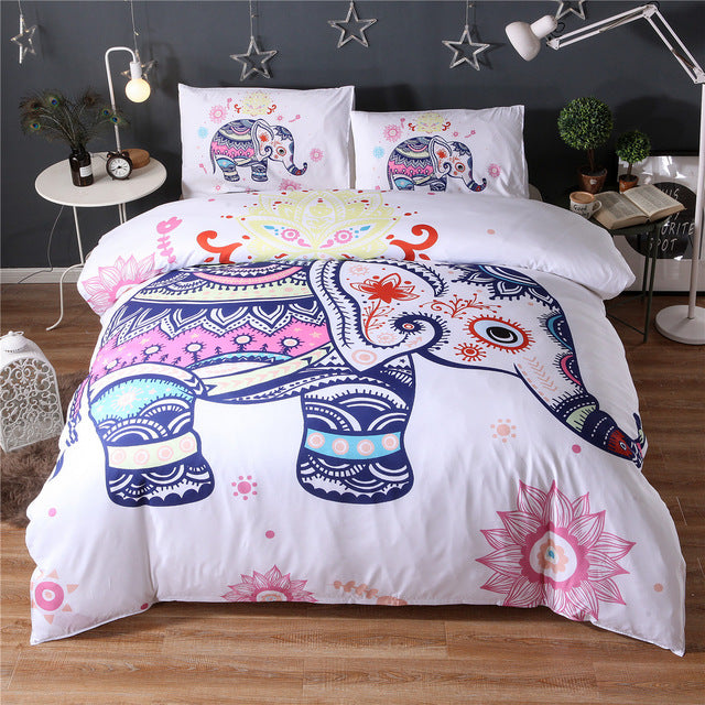 Black and white skull Bedding Set Duvet Printed  Bedding Set 3pcs Duvet Cover and Pillow Case