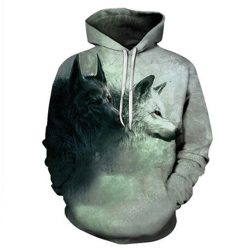 3D Hoodies Men Hooded Sweatshirts Melted Skull 3D Print Casual Tops Autumn Regular Hipster