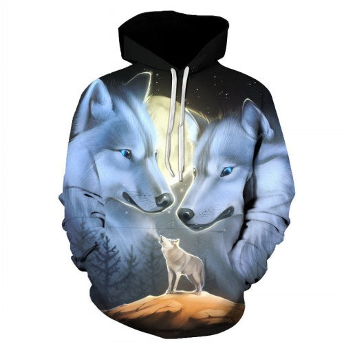 3D Hoodies Men Hooded Sweatshirts Melted Skull 3D Print Casual Tops Autumn Regular Hipster