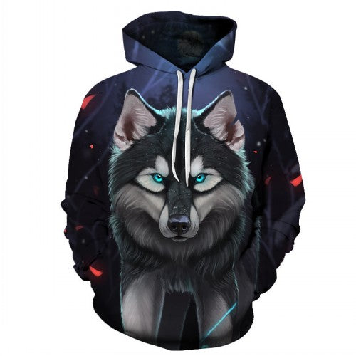 3D Hoodies Men Hooded Sweatshirts Melted Skull 3D Print Casual Tops Autumn Regular Hipster