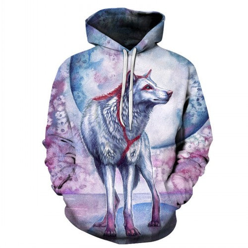 3D Hoodies Men Hooded Sweatshirts Melted Skull 3D Print Casual Tops Autumn Regular Hipster