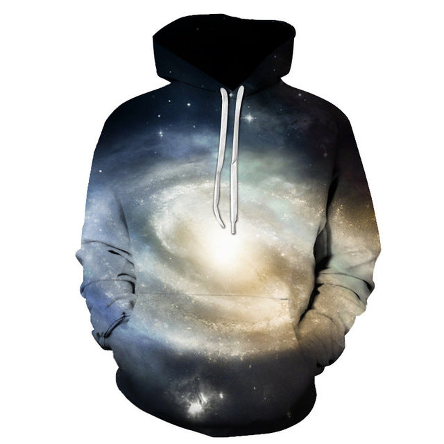3D Hoodies Men Hooded Sweatshirts Melted Skull 3D Print Casual Tops Autumn Regular Hipster
