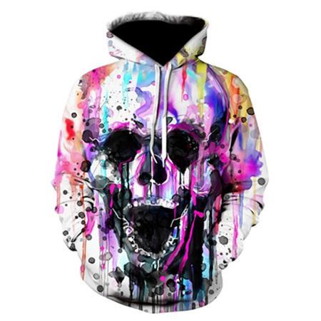Hoodies Skull Men Hoodies Sweatshirts 3D Printed Funny Hip HOP Hoodies