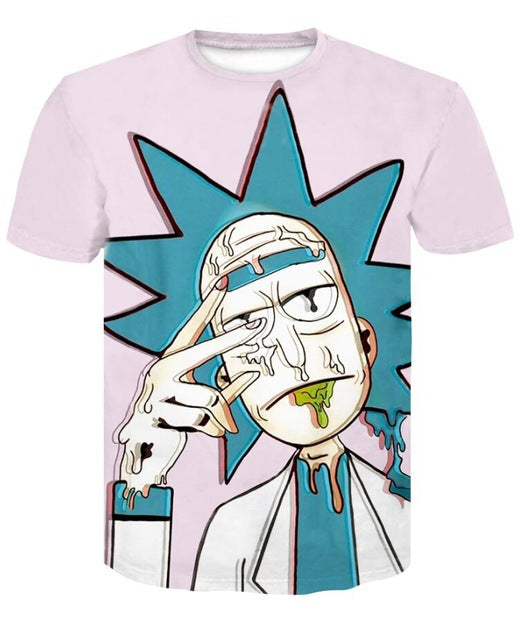 3D Print T Shirts Male Short Sleeve Summer Compression Shirt man bodybuilding Fitness