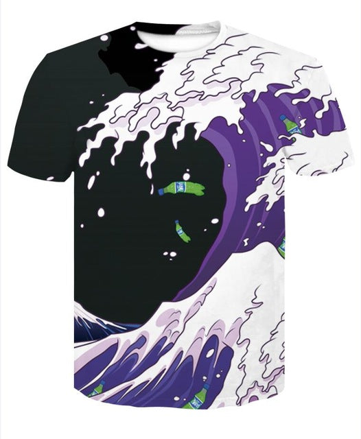 3D Print T Shirts Male Short Sleeve Summer Compression Shirt man bodybuilding Fitness