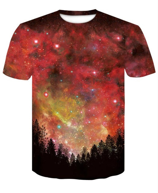 3D Print T Shirts Male Short Sleeve Summer Compression Shirt man bodybuilding Fitness