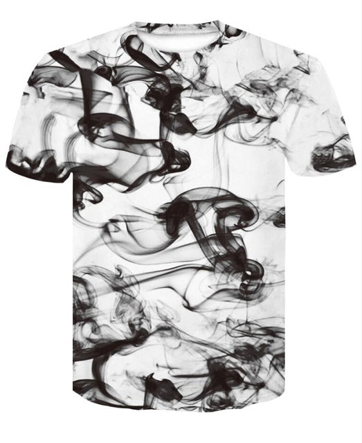 3D Print T Shirts Male Short Sleeve Summer Compression Shirt man bodybuilding Fitness