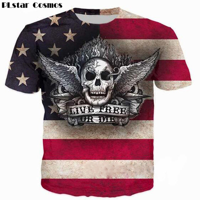 Skull head Teeth T-Shirt Women Men 3D tshirt Tumblr t shirt Fashion Design Clothing Casual Hipster