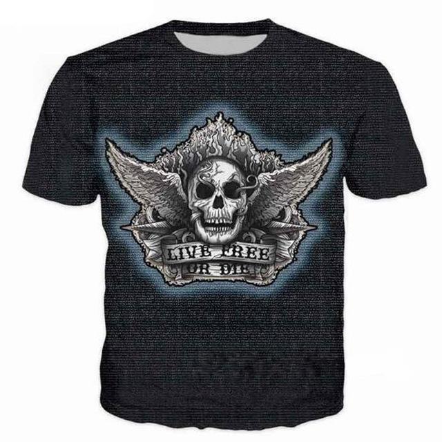Skull head Teeth T-Shirt Women Men 3D tshirt Tumblr t shirt Fashion Design Clothing Casual Hipster