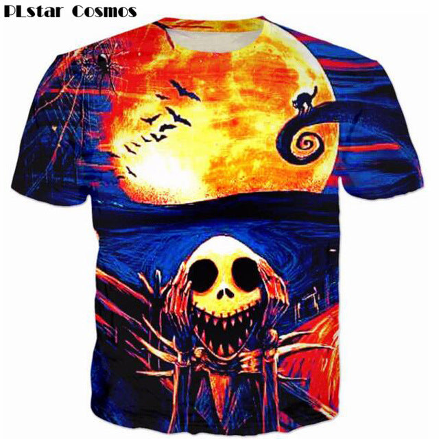 Skull head Teeth T-Shirt Women Men 3D tshirt Tumblr t shirt Fashion Design Clothing Casual Hipster