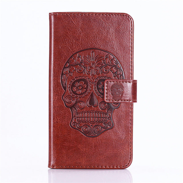 Vintage Protective Sugar Skull Phone Case