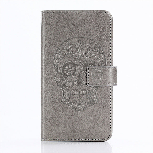 Vintage Protective Sugar Skull Phone Case