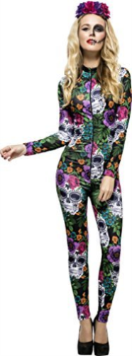 Fever Day of the Dead Costume, Multi-Coloured